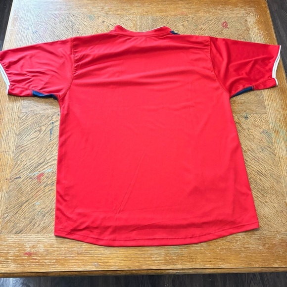 deportivo independiente medellin Soccer Jersey Red With Blue 4 Star Over Crest - Picture 2 of 7